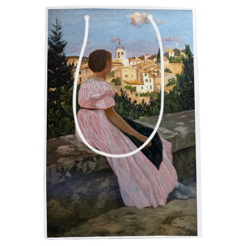 Frederic Bazille _ The Pink Dress Medium Gift Bag