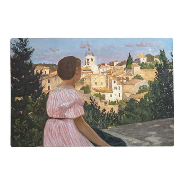 Frederic Bazille - The Pink Dress Placemat (Front)