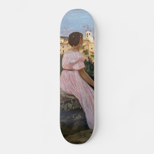 Frederic Bazille _ The Pink Dress Skateboard