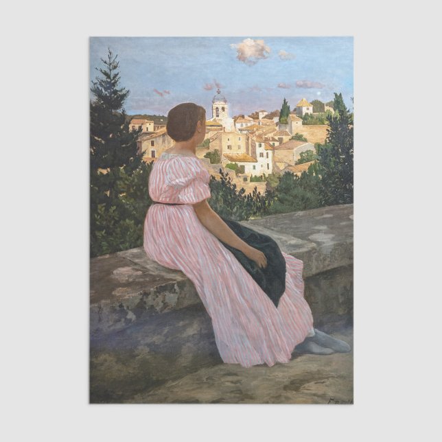 Frederic Bazille - The Pink Dress Tissue Paper (Creator Uploaded)