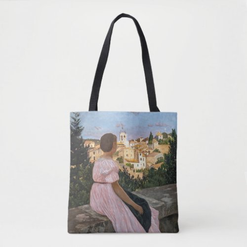 Frederic Bazille _ The Pink Dress Tote Bag