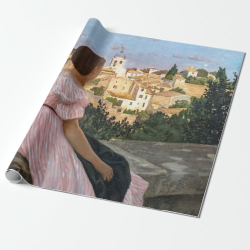 Frederic Bazille _ The Pink Dress Wrapping Paper