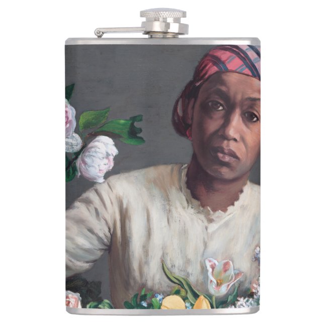 Frederic Bazille - Young Woman with Peonies Flask (Front)