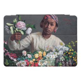 Frederic Bazille - Young Woman with Peonies iPad Pro Cover