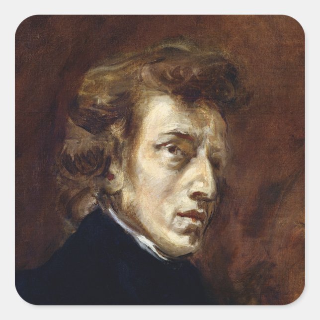 Frederic Chopin  1838 Square Sticker (Front)