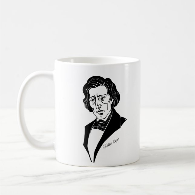 Frederic Chopin Coffee Mug (Left)