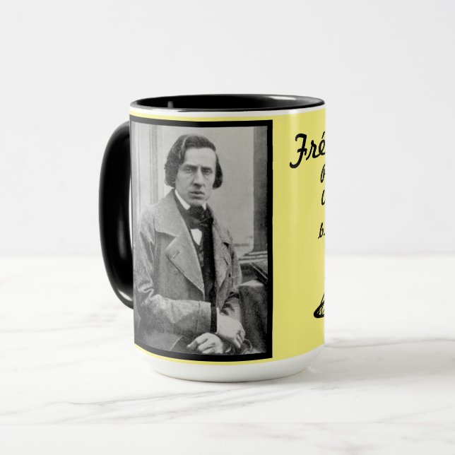 Frédéric Chopin Combo Mug, 15 oz Mug (Front Left)