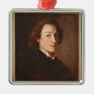 Frederic Chopin Metal Ornament