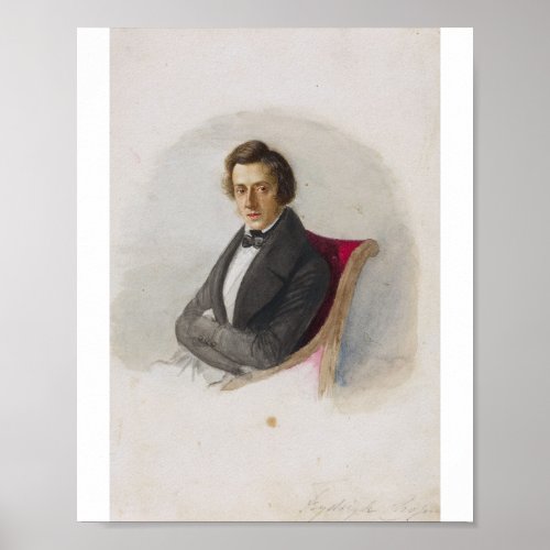 Frederic Chopin Polish Composer Portrait Poster