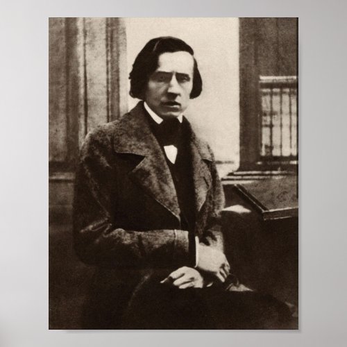 Frederic Chopin Polish Composer Portrait Poster