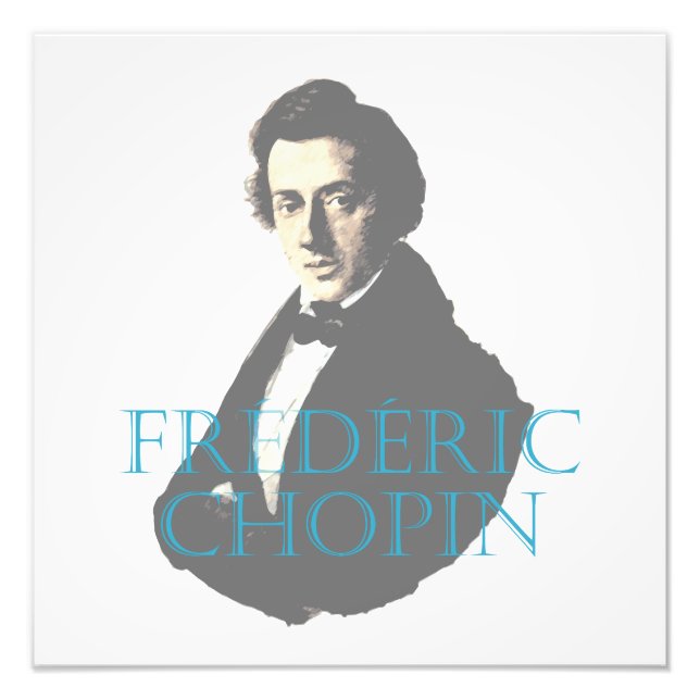Frédéric Chopin portrait Photo Print (Front)