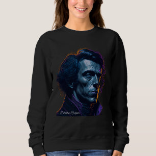 Frederic Chopin Portrait Pianist Composer Illustra Sweatshirt