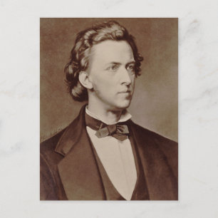 frederic chopin postcard