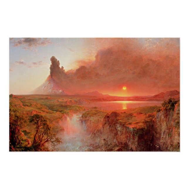 Frederic Church, Cotopaxi (Ecuador), fine art, Poster (Front)