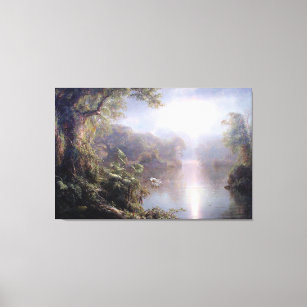 Frederic Church, The River of Life, Canvas Print