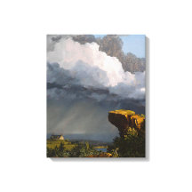 FREDERIC EDWIN CHURCH - A PASSING STORM - 1849 - 