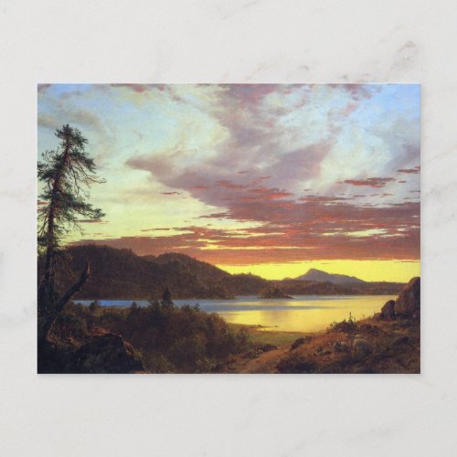 Frederic Edwin Church _ A Sunset Postcard