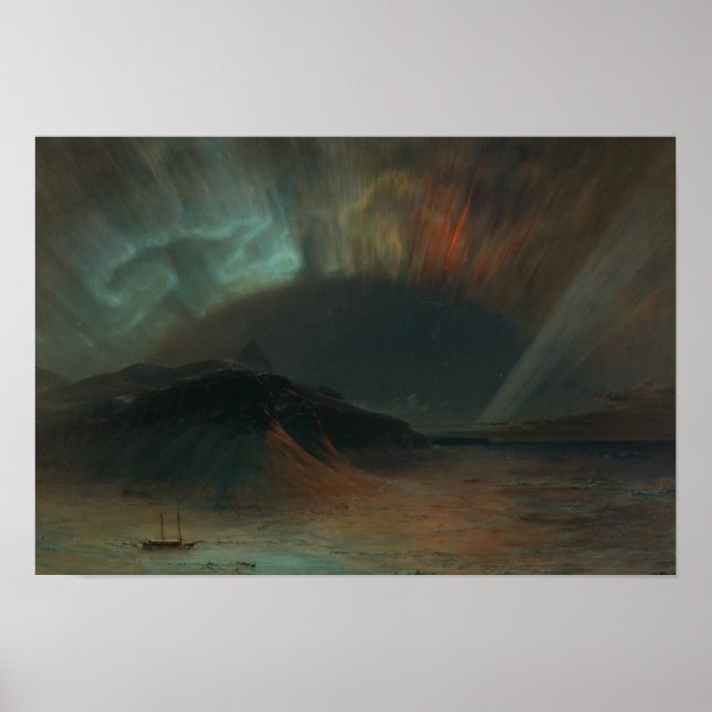 Frederic Edwin Church - Aurora Borealis Poster (Front)