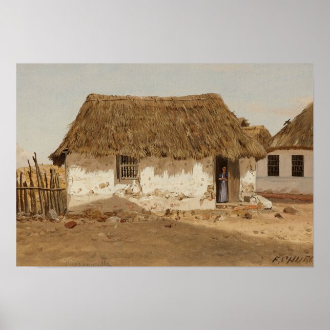 Frederic Edwin Church - Colombia, Barranquilla Poster (Front)