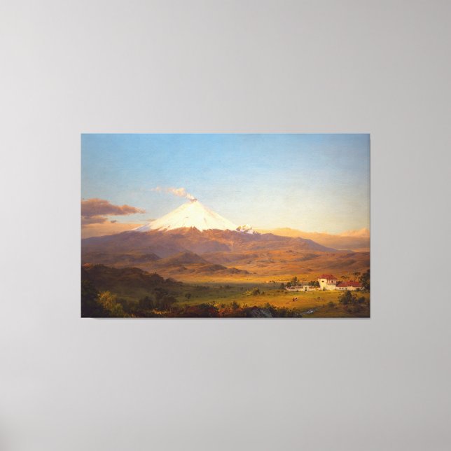 FREDERIC EDWIN CHURCH - COTOPAXI - 1855 - Luminism Canvas Print (Front)