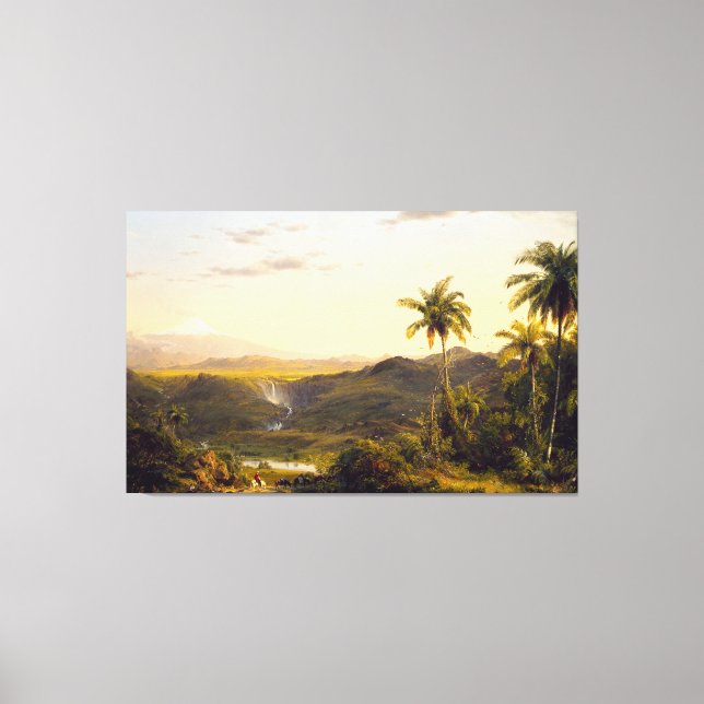 FREDERIC EDWIN CHURCH - COTOPAXI - 1855 - Luminism Canvas Print (Front)
