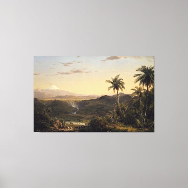 Frederic Edwin Church - Cotopaxi  Canvas Print (Front)