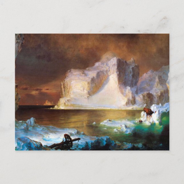 Frederic Edwin Church - Iceberg Postcard (Front)