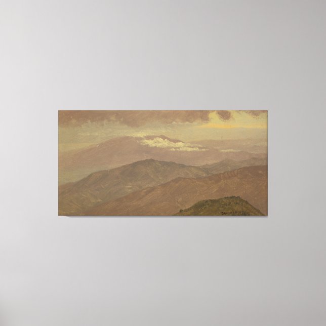 Frederic Edwin Church - Landscape from North Ameri Canvas Print (Front)