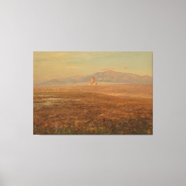 Frederic Edwin Church - Mexican landscape  Canvas Print (Front)