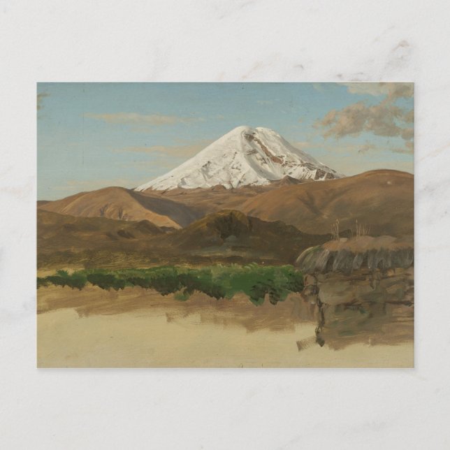 Frederic Edwin Church - Study of Mount Chimborazo Postcard (Front)