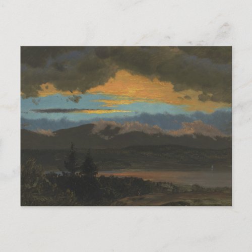 Frederic Edwin Church _ Sunset Across the Hudson Postcard