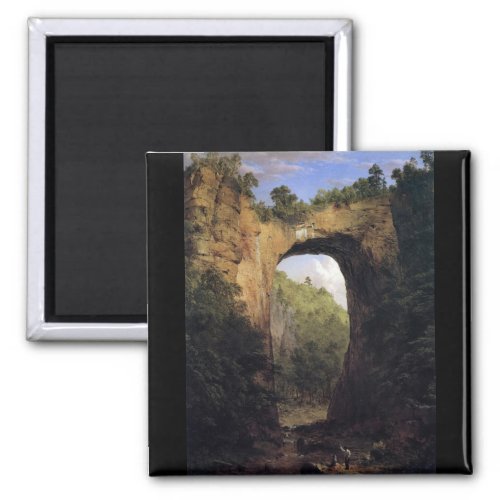 Frederic Edwin Church _ The Natural Bridge Virgini Magnet