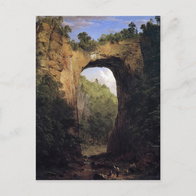 Frederic Edwin Church - The Natural Bridge Virgini Postcard (Front)
