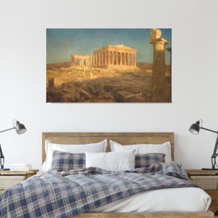 Frederic Edwin Church - The Parthenon Canvas Print