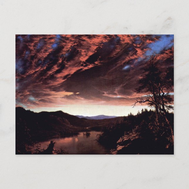 Frederic Edwin Church - Twilight in the Wilderness Postcard (Front)