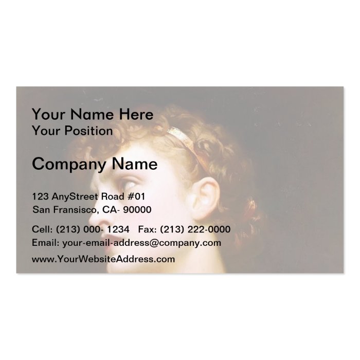 Frederic Leighton  Antigone Business Card Template