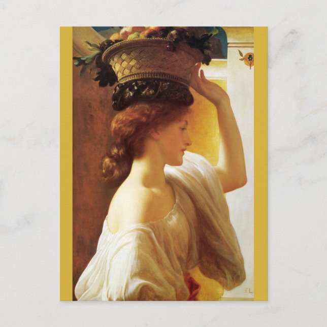 Frederic Leighton Basket of fruit CC0674 Postcard (Front)