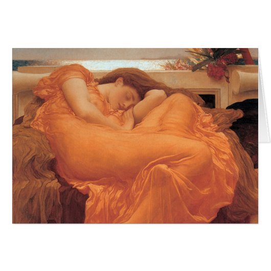 Frederic Leighton Flaming June Cards (Front Horizontal)