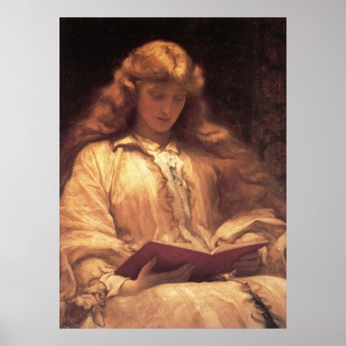 Frederic Leighton Maid with the Yellow Hair Poster