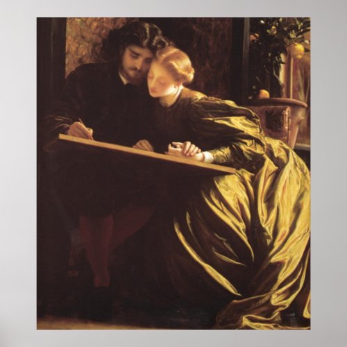 Frederic Leighton The Painters Honeymoon Poster