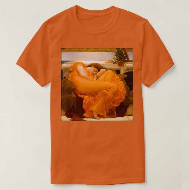 Frederic Lord Leighton Flaming June T-Shirt (Design Front)