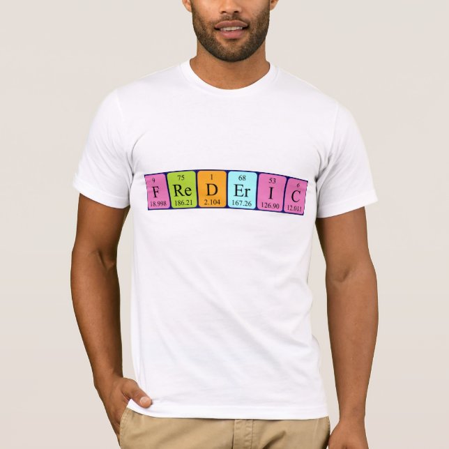 Frederic periodic table name shirt (Front)