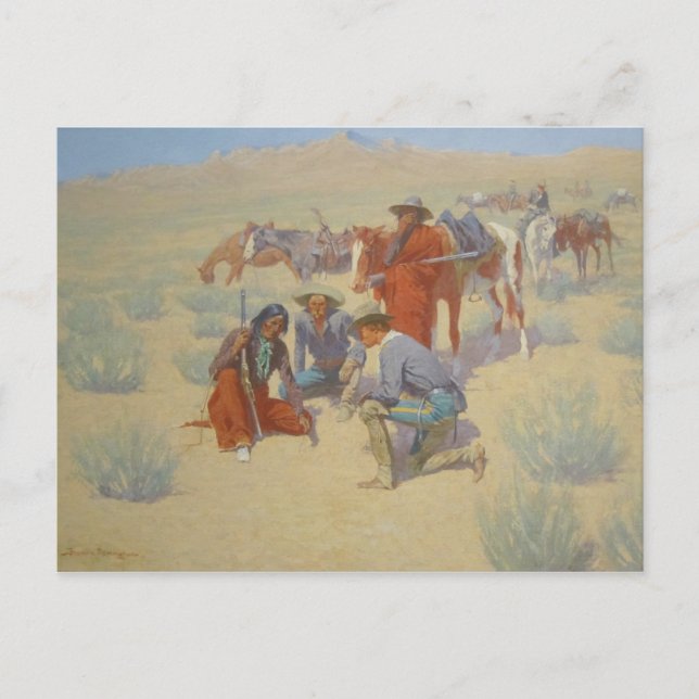 Frederic Remington Art Postcard (Front)