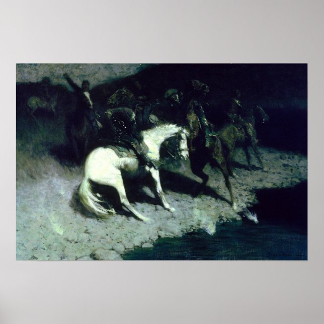 Frederic Remington Fired On Poster (Front)