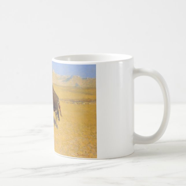 Frederic Remington - Indians Simulating Buffalo Coffee Mug (Right)