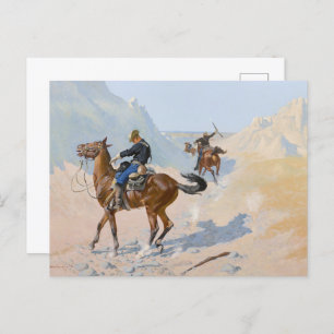 Frederic Remington Military Sacrifice(The Ambush) Postcard