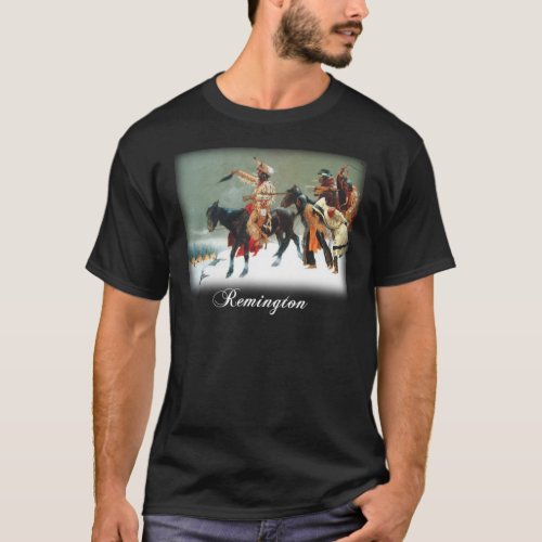 Frederic Remington _ Return of the War Party T_Shirt