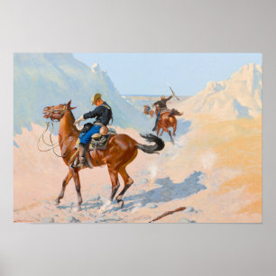 Frederic Remington - The Advance-Guard, or The Mil Poster