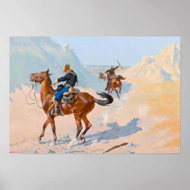 Frederic Remington - The Advance-Guard, or The Mil Poster (Front)