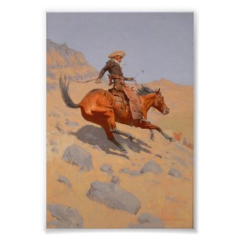 Frederic Remington - The Cowboy Photo Print by masterpiece_museum at Zazzle